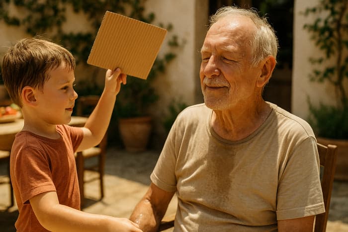 Kids older man