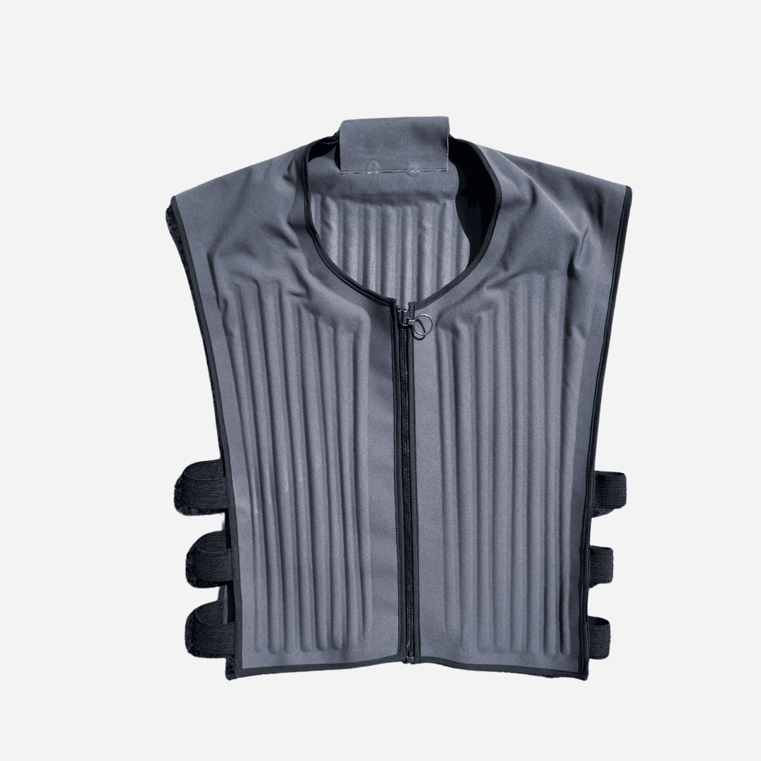 Duracool Vest in Dunkelgrau, Frontansicht
